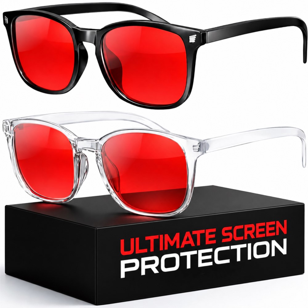 Gaming Glasses Tinted - Gelişmiş Mavi Işık Engelleyici Oyun Gözlüğü