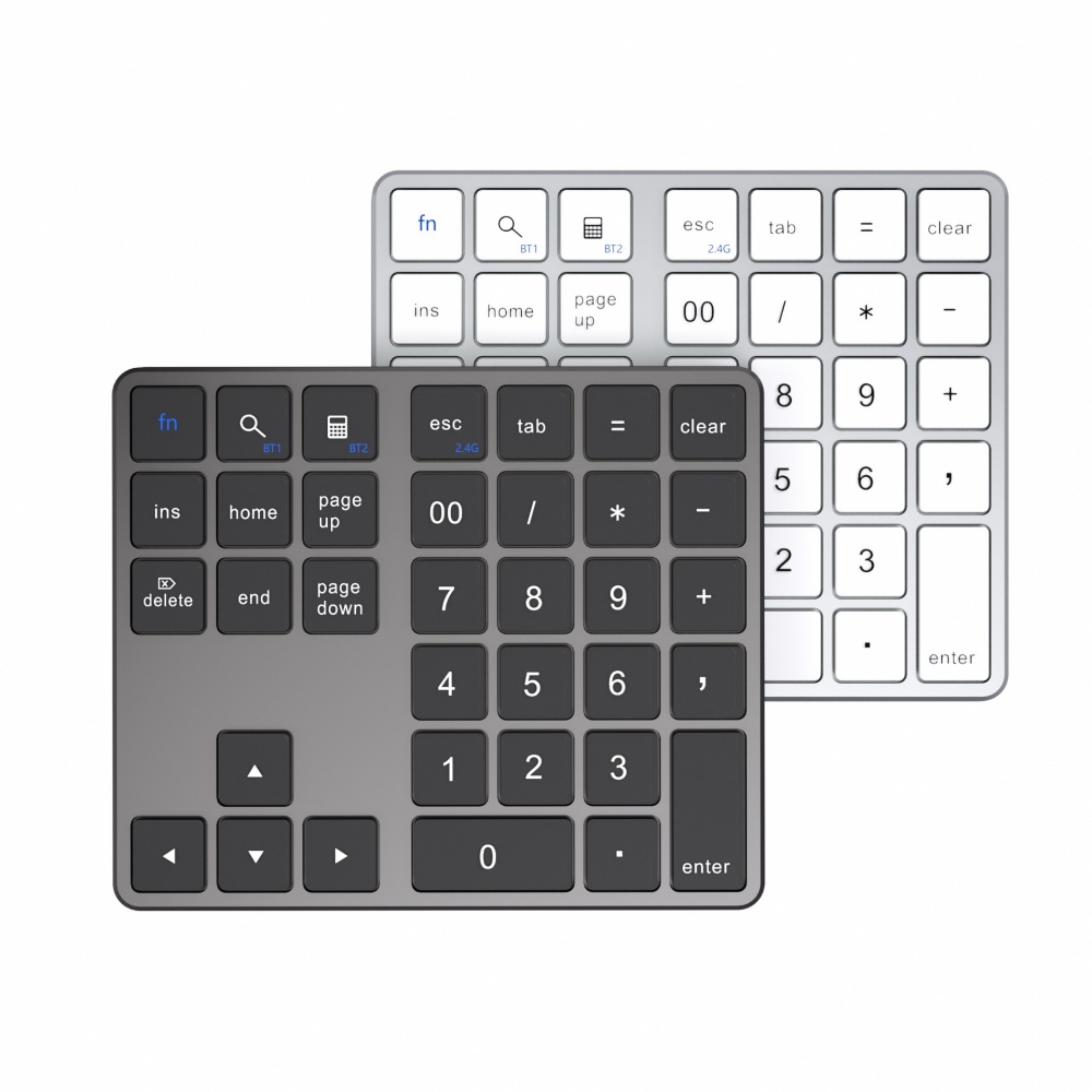 Keyboard Numpad Separate - 2.4Ghz Kablosuz + Bluetooth Sayısal Tuş