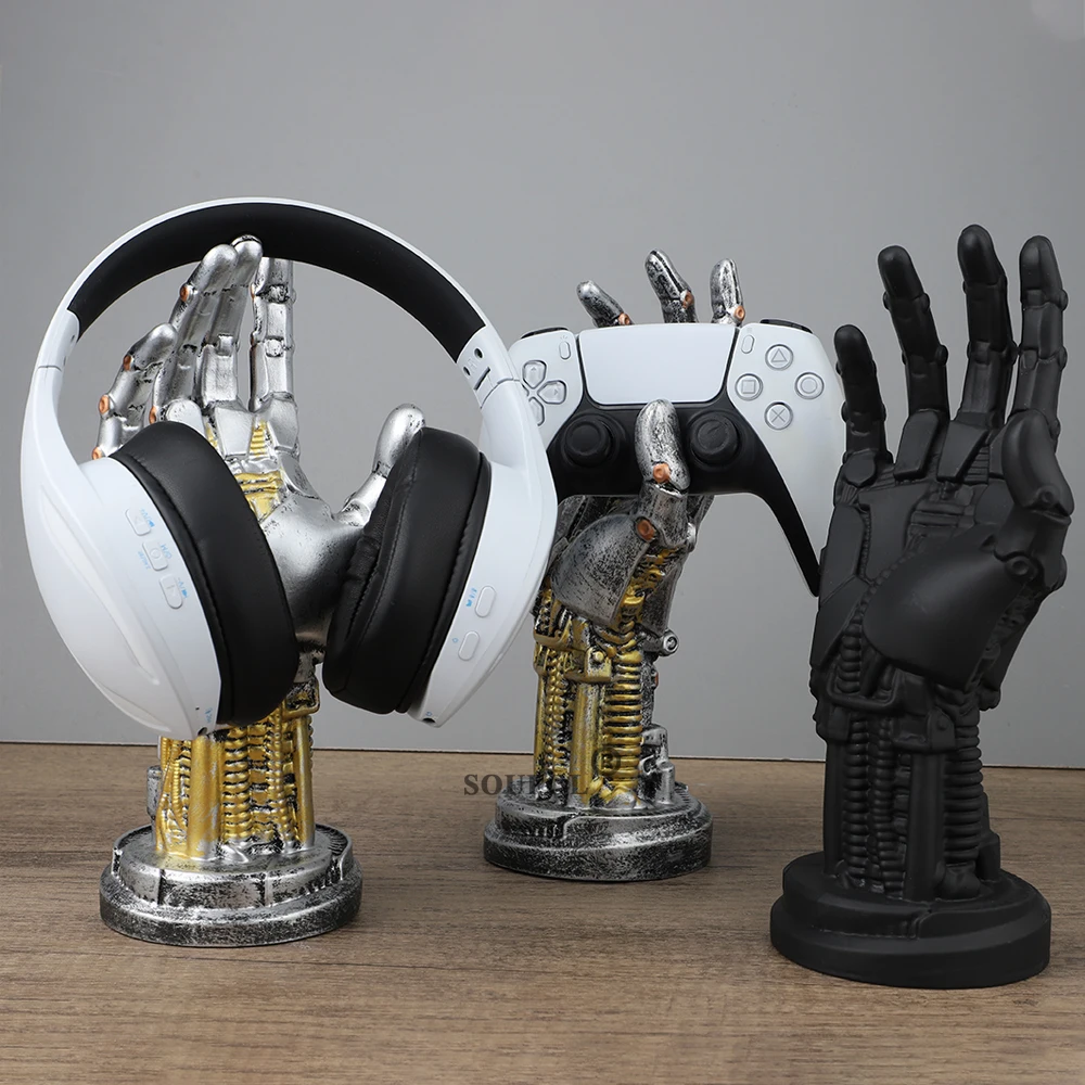 Gaming Setup Accessories Xbox - PS4/PS5/Xboxs Serisi Gamepad Braketi Cyberpunk Robot