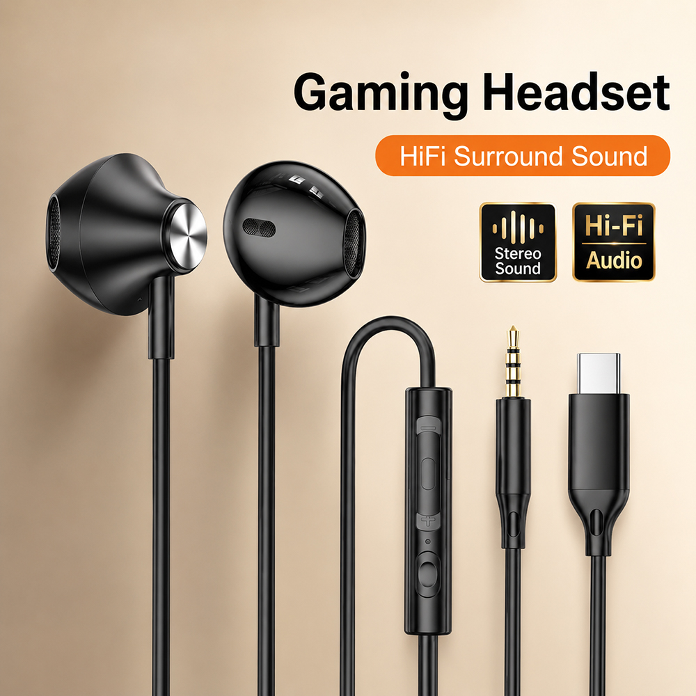 Xiaomi Gaming Accessories - HiFi surround kulaklıklar bas stereo ses