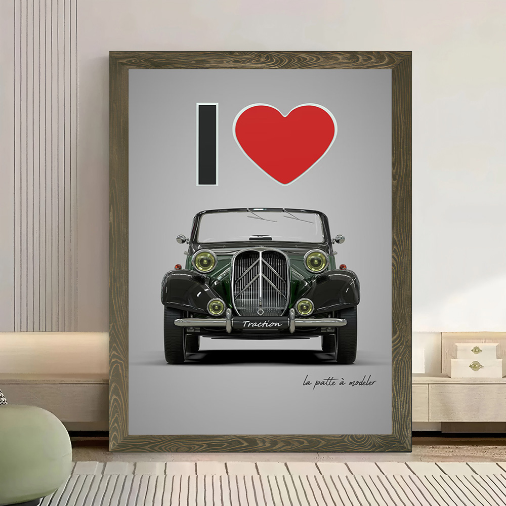 I Love Traction Baskılı Kanvas - Gaming Accessories Room incelemesi ve fiyatı