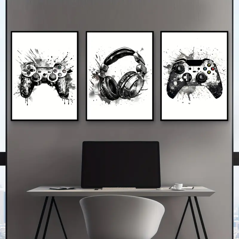 3 adet çerçevesiz kanvas tablo - Gaming Accessories Room incelemesi ve fiyatı