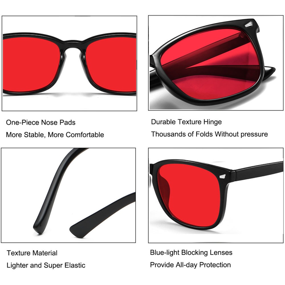 Mavi ışık engelleyici kırmızı  - Gaming Glasses Tinted incelemesi ve fiyatı