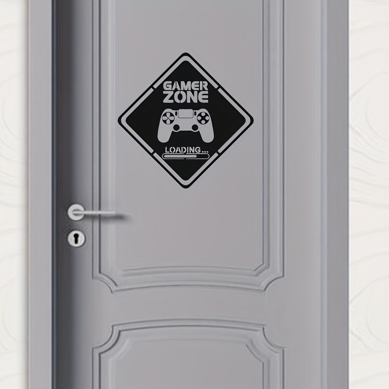 1 adet oyun bölge kapı çıkartm - Gaming Accessories Bedroom incelemesi ve fiyatı