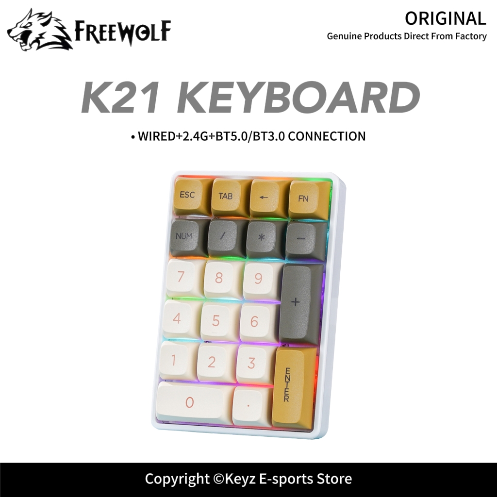 K21 Üç Modlu Mekanik Sayısal T - Keyboard Numpad Separate incelemesi ve fiyatı